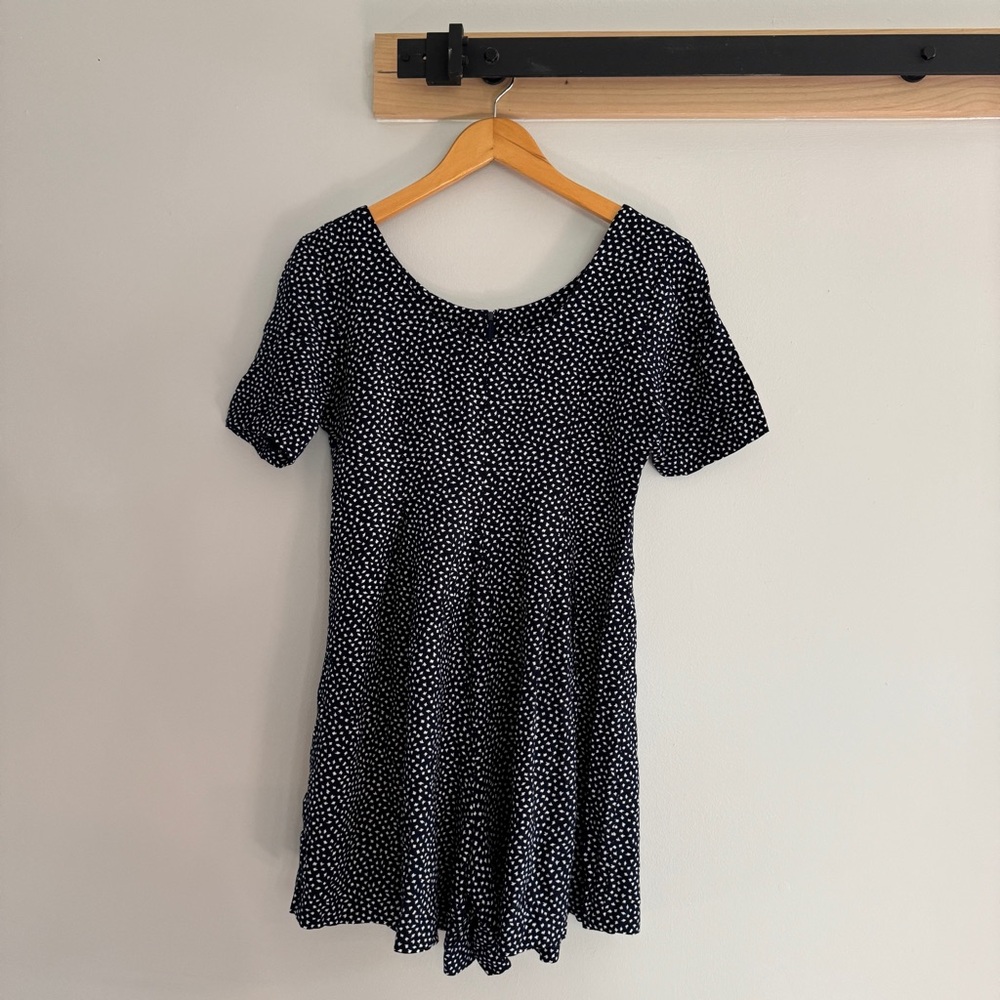 Vintage 90s Geometric Print Romper